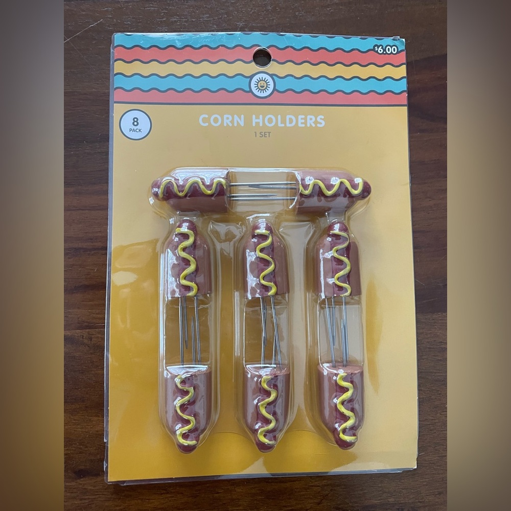 NEW Corn on the Cob Holders - Hot Dog Theme